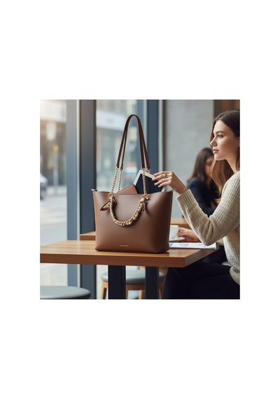 Guja C3019 İthal Premium Kadın Omuz Çantası Kahve - 894805277 Kahve