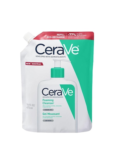 Cerave Normal Ve Yağlı Ciltler İçin Köpüren Temizleyici 473 Ml - Refill