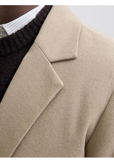 Jack&jones Essentıals Erkek Spread Yaka Palto - Harris - 12288145 Greige Jack&jones Essentıals Erkek Spread Yaka Palto - Harris - 12288145 Greige