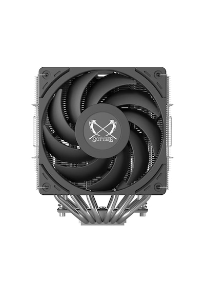 Scythe Magoroku İkiz Kule Dual Fan Cpu Hava Soğutucu, Intel Lga1700, Lga1151, Amd Am5, Am4 Desteği,