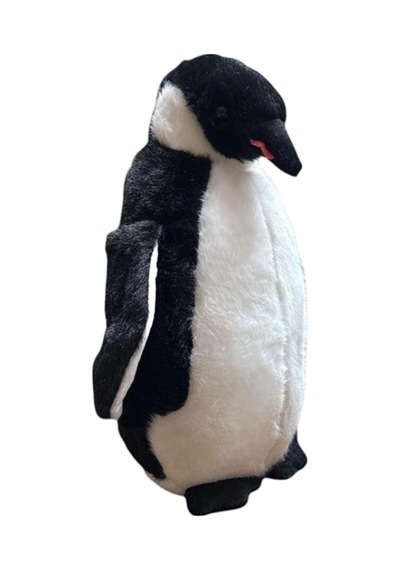 Sevimli Peluş Penguen 35 Cm Uyku Arkadaşı Siyah
