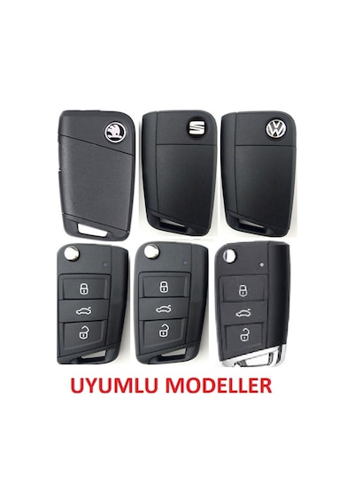 Volkswagen,skoda,seat Anahtar Kılıfı Silikon Oem