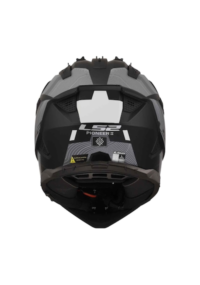 Ls2 Pioneer 2 Hill Kros Motosiklet Kaskı Beyaz - Siyah