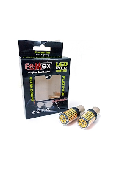 Femex  Platinum Py21W-1156 Bau15S 150x Tek Duy Sinyal Led Ampul