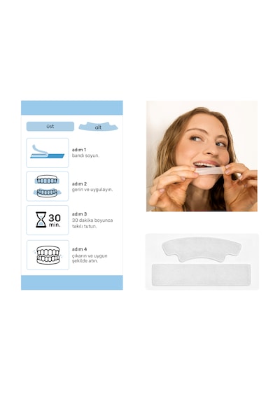 The Humble Co. Teeth Whitening Strips - Aloe Vera 28 Strips Diş Beyazlatma Bandı Aloe Vera