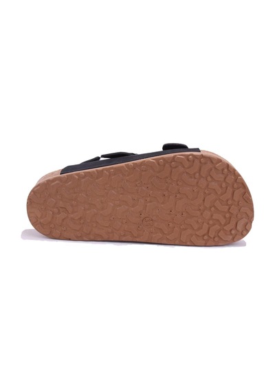 Fly Soft S961 Siyah Ortopedik Günlük Erkek Çocuk Spor Sandalet Siyah