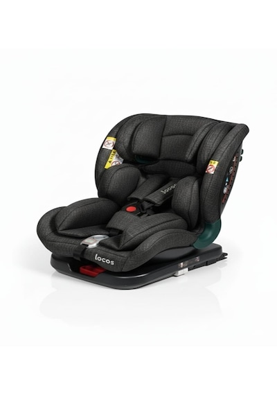 Locos 0-36 Kg 360 Derece Dönebilen İsofixli Çocuk Oto Koltuğu Siyah