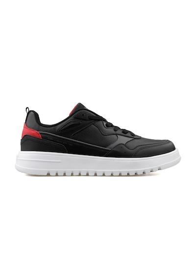 Jump 28019 C Black Red Erkek Günlük Ayakkabı Siyah