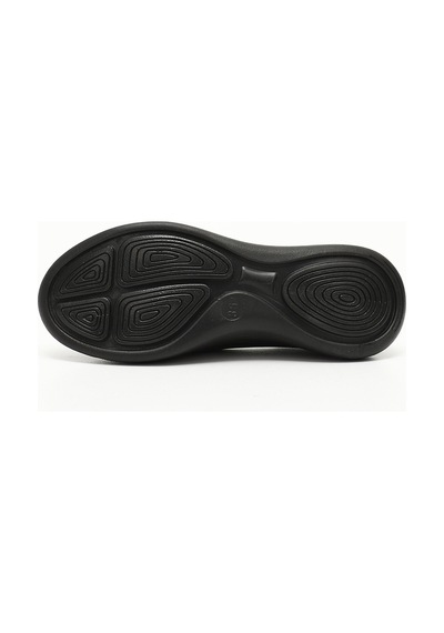 Ayak Trendi 4218 Kadın Hakiki Deri Faylon Taban Comfort Ayakkabı Siyah