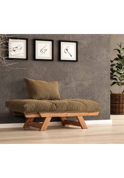 Woodesk Adalar Masif Tik-camel Renk Berjer Cpt8152-140
