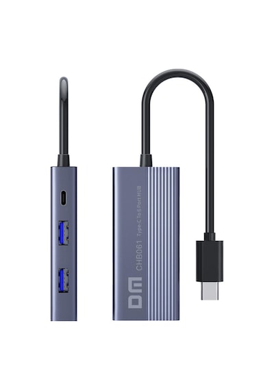 Dm Chb061 Type-c To 4k Hdmı 3 Usb3.0 Gigabit Ethernet Pd 60w Çoklayıcı Hub