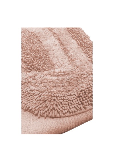 Macoroni Lila 2 Li Set Cotton Banyo Halısı Ekru