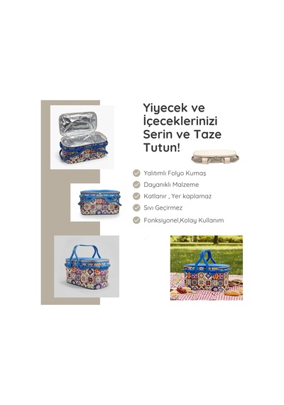 20 Lt Piknik Sepeti 1113 Picnic Bag