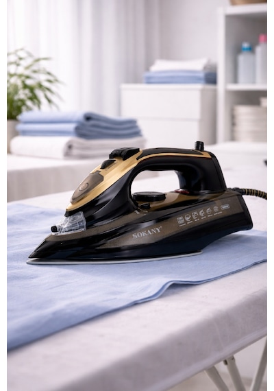 Sokany SK-11027 3200 W Seramik Tabanlı Buharlı Ütü Geniş Su Hazneli