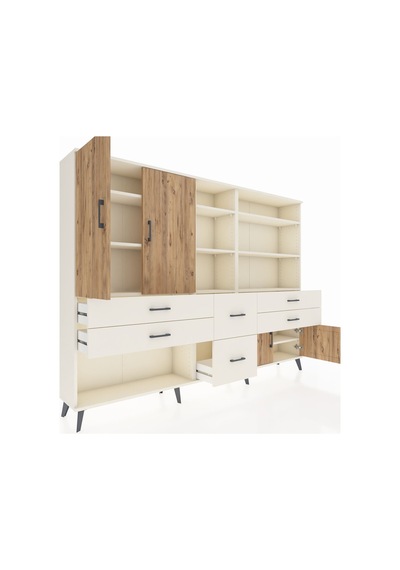 Arges Dolap 10 Raflı 6 Çekmeceli 4 Kapaklı 220x30x163 Aytaşı-çam/aytaşı Atlas Çam/aytası - Aytası Arges Dolap 10 Raflı 6 Çekmeceli 4 Kapaklı 220x30x163 Aytaşı-çam/aytaşı Atlas Çam/aytası - Aytası