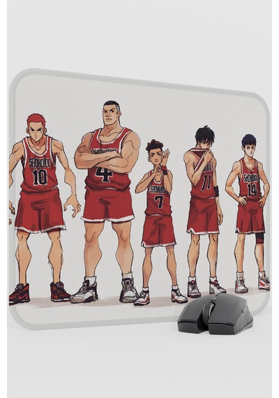 Slam Dunk Anime V4 - 48x40 Xl Gaming Kauçuk Kaymaz Taban Mouse Pad Fare Altlığı
