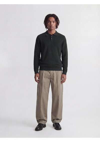Jack & Jones Jprblurıley Knıt Polo Ls Yeşil