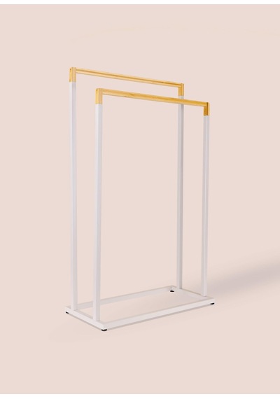 The Mia Metal Havlu Askılığı Gri Glv0764 Gri