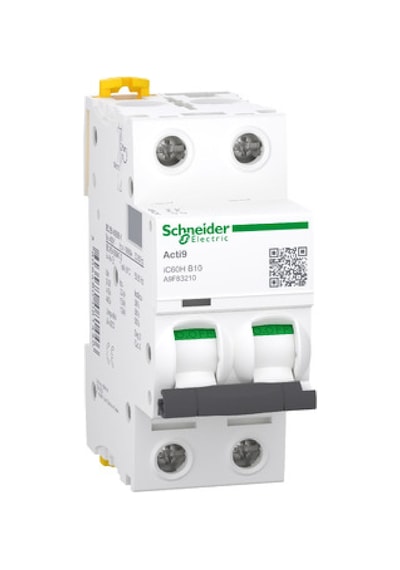 Schneider A9F83210 2-faz B-10A/10KA IC60N Otomatik Sigorta