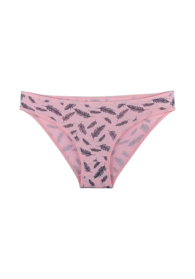 Sensu Kadın Günlük Pamuklu Külot Slip Karışık Renkler 7'li Paket - Kts1141 Pembe