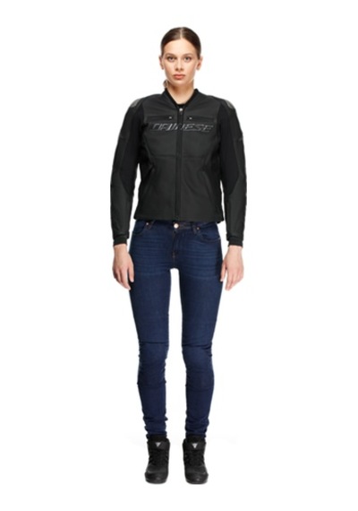 Dainese Daınese Ceket Racıng 5 Leather Wmn Blk Blk