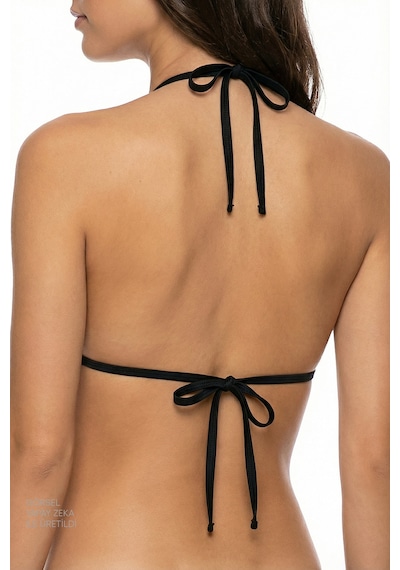 Penti Siyah Mini Üçgen Bikini Üstü