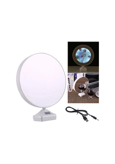 Led Işıklı Sihirli Ayna Çerçeve Bej