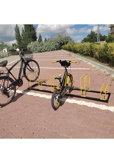 İlgi Trafik Bisiklet Park Yeri Bisiklet Park Alanı 6'lı Sarı - Siyah