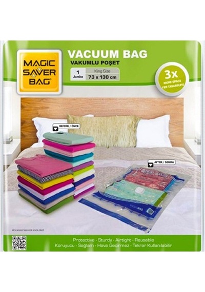 Vakumlu Hurç 80 x 130 Elbise Yorgan Hurcu 80X130 Vakumlu Hurç Şefaf