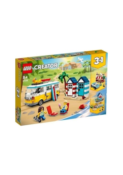 LEGO® Creator Plaj Karavanı 31138 556 Parça