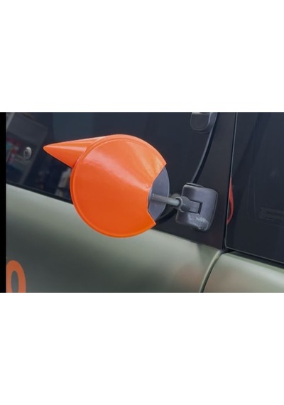 Citroen Ami Yarasa Ayna Kapağı Turuncu