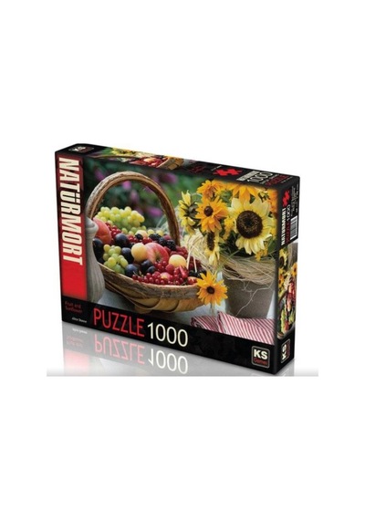 Ks Puzzle 1000 Parça Fruit And Sunflower