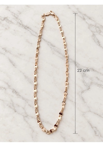 Sarmal Zincir Kolye Gold Renk