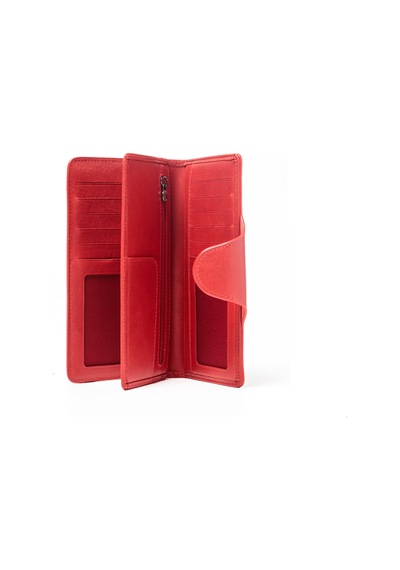 Kırmızı Cüzdan & Kartlık Unisex 2644 Grande Deri Cüzdan Kartlık