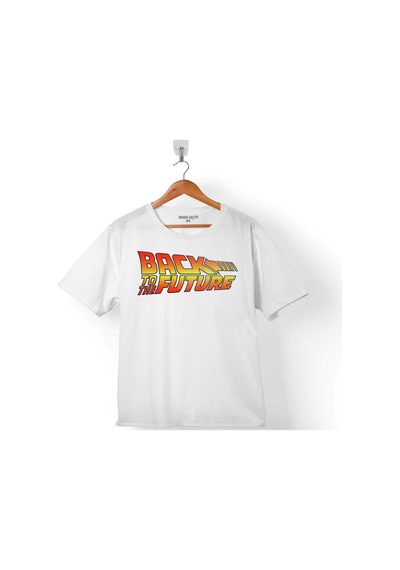 Back To The Future Geleceğe Dönüş Logo Çocuk Tişört 001