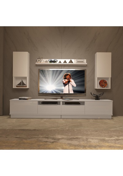 Decoraktiv Trendstyle 5220das Mdf Tv Ünitesi Tv Sehpası Beyaz