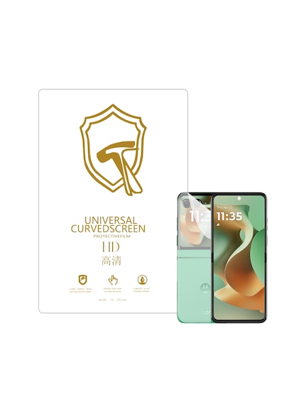 Microcase Motorola Razr 60 İle Uyumlu Full Tpu Nano Arka Ekran Koruma Filmi - Ekm102