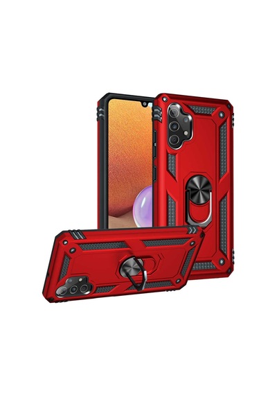 Samsung Galaxy Uyumlu A32 4G Kilif Zirhli Miknatisli Standli Tank Kapak 494057922