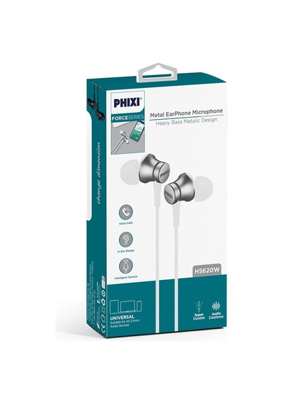 Phixi Force Hs620 Metal Başlıklı Ekstra Bass Mikrofonlu Kulaklık