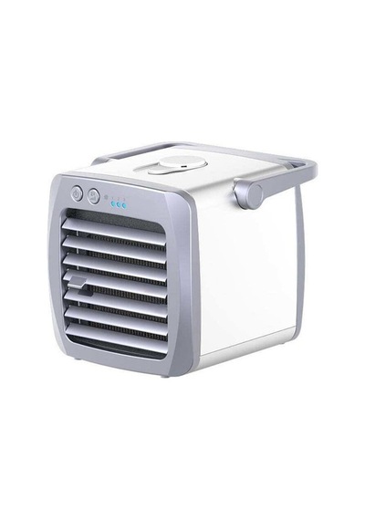 Klima Mini Fan Soğutucu Hava Soğutucu Usb Klima Ycıbqz Gri