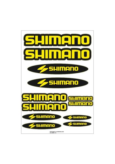 Bisiklet Sticker Seti Shımano 01 Nötr
