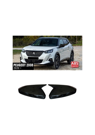 Peugeot 2008 Batman Yarasa Ayna Kapağı Piona Black Abs 2019+