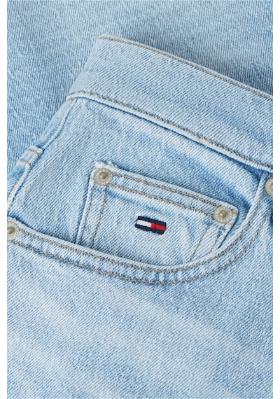 Tommy Hilfiger Layla Yüksek Bel Düz Kesim Kadın Jean Bj0111-16253 Açık Mavi