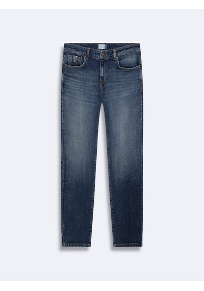 LTB Joshua Düşük Bel Dar Paça Mid Indigo Jean Pantolon İndigo