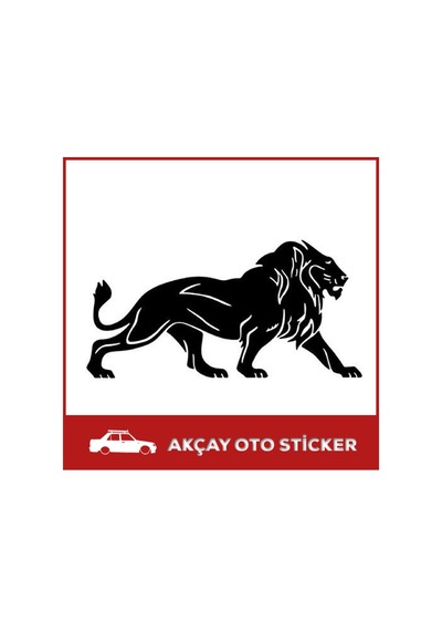 Aslan Kral Sticker Aslan Sticker Lion Oto Sticker