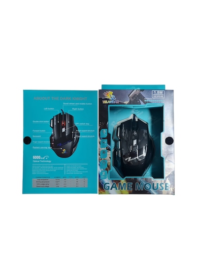 Yelandar X7 Kablolu 6 Tuşlu Oyuncu Optik Mouse
