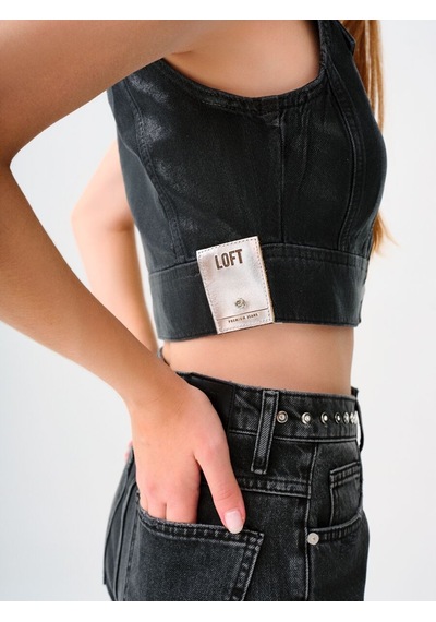 LOFT Slim Fit Kadın Yelek Lf2036163 Q1.v1 Denim