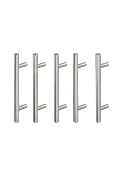 5 Adet Keijo Inox 224mm Paslanmaz Kulp Mobilya, Dolap Kulbu, Kulp Modeli 155 x 230 MM (Büyük Boy)