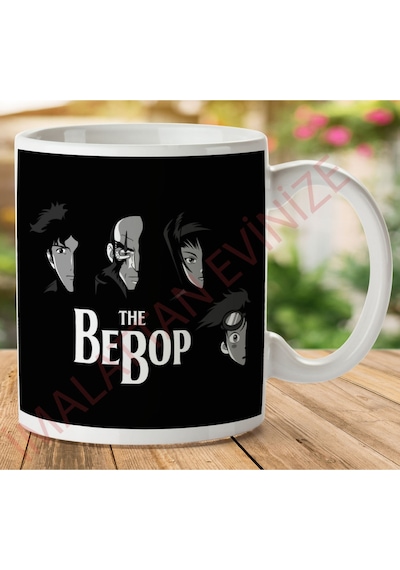 1-694 The Bebop Beatles Cowboy Bebop İki Tarafı Baskılı Kupa Bardak.jpg