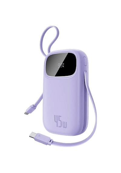 Baseus Enerfill FC31 10000 mAh 45 W Taşınabilir Şarj Cihazı Mor